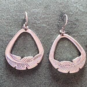 Vintage Laurel Burch Feather Earrings